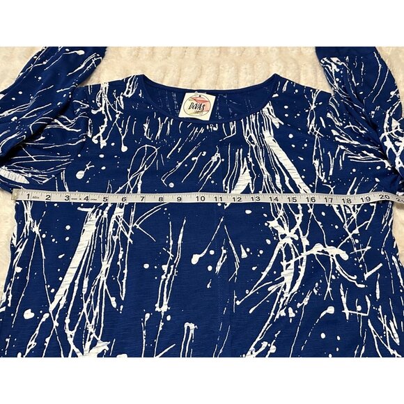 DIVA D Brand Women's Knit Top Polyester Rayon Blend Geometric Size S/M - Picture 9 of 16